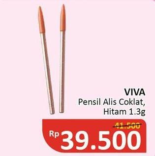 Promo Harga VIVA Eyebrow Pencil Brown, Black 1 gr - Alfamidi