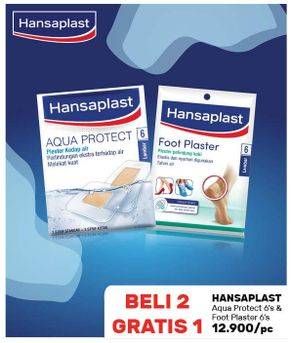Promo Harga HANSAPLAST Aqua Protect & Foot Plaster 6s  - Guardian