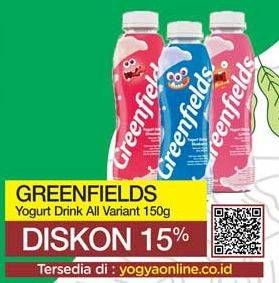 Promo Harga GREENFIELDS Yogurt Drink All Variants  - Yogya