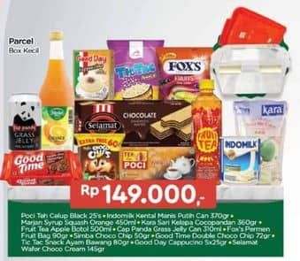 Promo Harga Poci Teh Celup + Indomilk SKM + Marjan Syrup Squash + Kara sari Kelapa + Fruit Tea + Cap Panda Grass Jelly + Fox