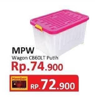 Promo Harga MPW Wagon Container 60 ltr - Yogya