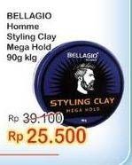 Promo Harga BELLAGIO HOMME Styling Clay Mega Hold 90 gr - Indomaret