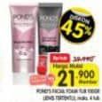 Pond's Facial Foam 100 gr Diskon 45%, Harga Promo Rp21.900, Harga Normal Rp39.990, Harga Mulai, Maksimal 4 tub, Khusus Member