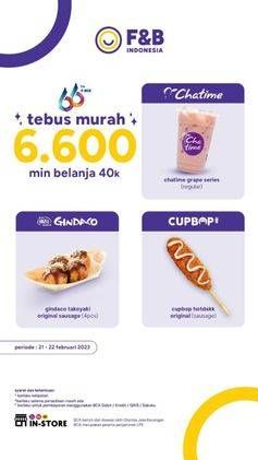 Promo Harga Chatime Grape Milk Tea  - Chatime