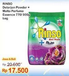Promo Harga Rinso Detergent Bubuk Colour Care 770gr/800gr  - Indomaret