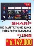 Promo Harga SHARP 2T-C50BG | LED TV 50"  - Hypermart