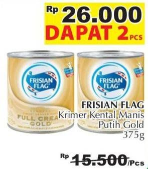 Promo Harga FRISIAN FLAG Susu Kental Manis Gold 370 gr - Giant