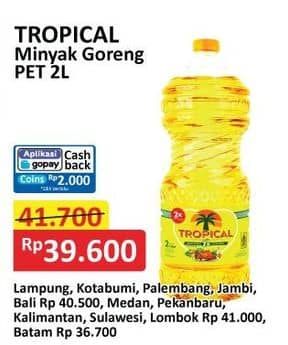 Promo Harga Tropical Minyak Goreng 2000 ml - Alfamart