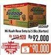 Promo Harga SEDAAP Mie Kuah Soto per 40 pcs 75 gr - Hypermart