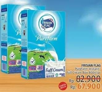 Promo Harga FRISIAN FLAG Susu Bubuk Full Cream, Instant 800 gr - LotteMart