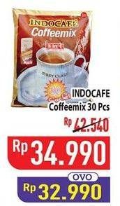 Promo Harga Indocafe Coffeemix 3in1 per 30 sachet 20 gr - Hypermart