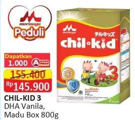 Promo Harga MORINAGA Chil Kid Gold Madu, Vanila 800 gr - Alfamart