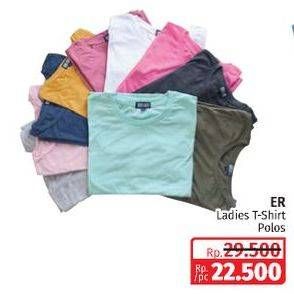 Promo Harga Er Ladies T-Shirt Polos  - Lotte Grosir
