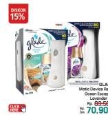 Promo Harga Glade Matic Spray Refill Lavender Vanilla, Ocean Escape 145 gr - LotteMart