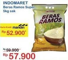 Promo Harga Indomaret Beras Ramos Super 5000 gr - Indomaret