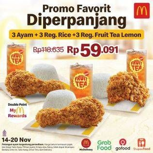 Promo Harga Promo Favorit Diperpanjang  - McD