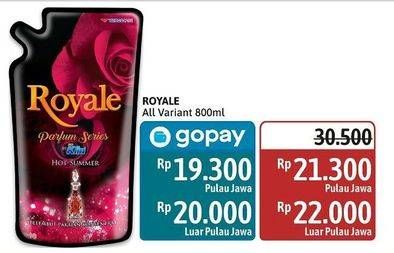 Promo Harga So Klin Royale Parfum Collection All Variants 800 ml - Alfamidi