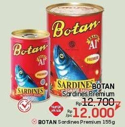 Promo Harga Botan Sardines Premium In Tomato Sauce 155 gr - LotteMart