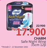 Promo Harga Charm Safe Night Wing 35cm 12 pcs - Alfamidi