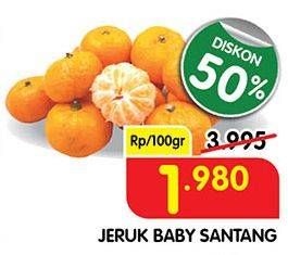 Promo Harga Jeruk Baby Shantang per 100 gr - Superindo