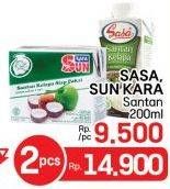 Promo Harga SASA/ SUN KARA Santan 200 ml  - LotteMart