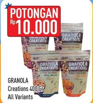 Promo Harga HUNDRED SEEDS Granola Creations All Variants 400 gr - Hypermart
