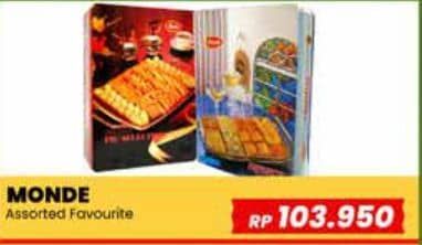 Promo Harga Monde Favourite Assortment Cookies 575 gr - Yogya