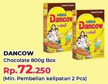 Promo Harga Dancow FortiGro Susu Bubuk Instant Cokelat 800 gr - Yogya