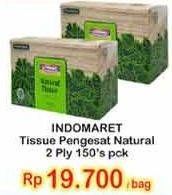 Promo Harga INDOMARET Natural Tissue 150 pcs - Indomaret