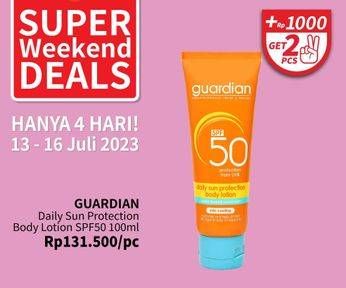 Promo Harga Guardian Daily Sun Protection  Body Lotion 100 ml - Guardian