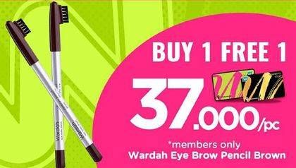Promo Harga WARDAH Eyexpert Eyebrow Brown 1 gr - Watsons