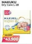 Promo Harga Makuku Dry & Care Celana L28 28 pcs - Alfamart