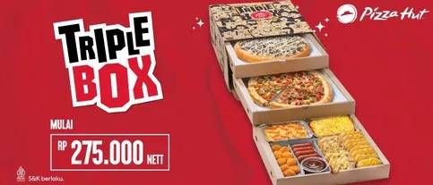 Promo Pizza Hut Pilihan pas buat ramean. Kenikmatan Pizza, Pasta dan Appetizer bisa kamu dapatkan dalam 1 paket. Pesan sekarang!