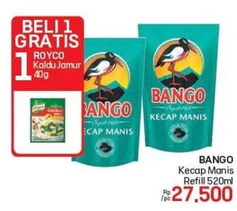 Promo Harga Bango Kecap Manis 520 ml - LotteMart