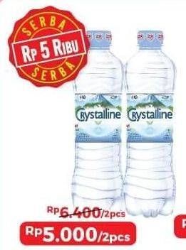 Promo Harga CRYSTALLINE Air Mineral 600 ml - Alfamart