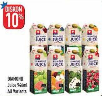 Promo Harga DIAMOND Juice All Variants 946 ml - Hypermart