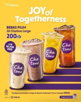Promo Harga Joy of Togetherness  - Chatime