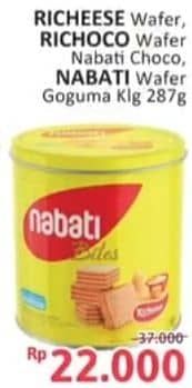 Promo Harga Nabati Bites Richeese, Richoco, Goguma 287 gr - Alfamidi