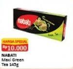 Promo Harga NABATI Maxi Green Tea 145 gr - Alfamart