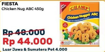 Promo Harga Champ Nugget Chicken Nugget ABC 500 gr - Alfamart