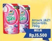 Promo Harga ATTACK Jaz1 DeterGel Pesona Segar, Semerbak Cinta 750 ml - Hypermart