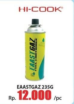 Promo Harga HICOOK Tabung Gas (Gas Cartridge) EAASTGAZ 235 gr - Hari Hari