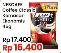 Promo Harga Nescafe Classic Coffee 50 gr - Indomaret