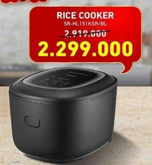 Promo Harga Panasonic SR-HL151KSR Rice Cooker  - Electronic City