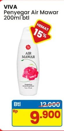 Promo Harga Viva Air Mawar 200 ml - Indomaret