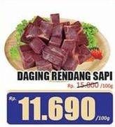 Promo Harga Daging Rendang Sapi per 100 gr - Hari Hari