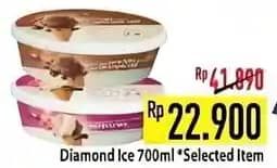 Promo Harga Diamond Ice Cream 700 ml - Hypermart