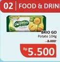 Promo Harga SIANTAR TOP GO Potato Biskuit Kentang Original 104 gr - Alfamidi