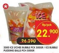 Promo Harga 2000 Ice Lychee Bubble / Pudding Balls 500 gr - Superindo