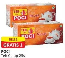 Promo Harga CAP POCI Teh Celup 25 pcs - Alfamart
